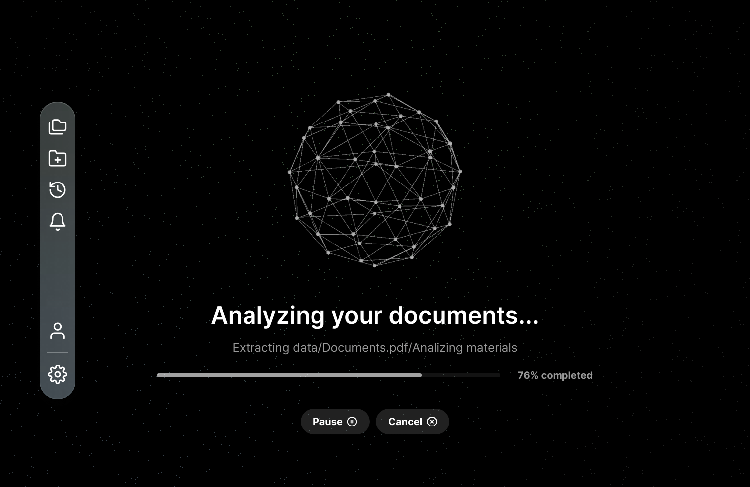 A further exploration: an AI structure editor