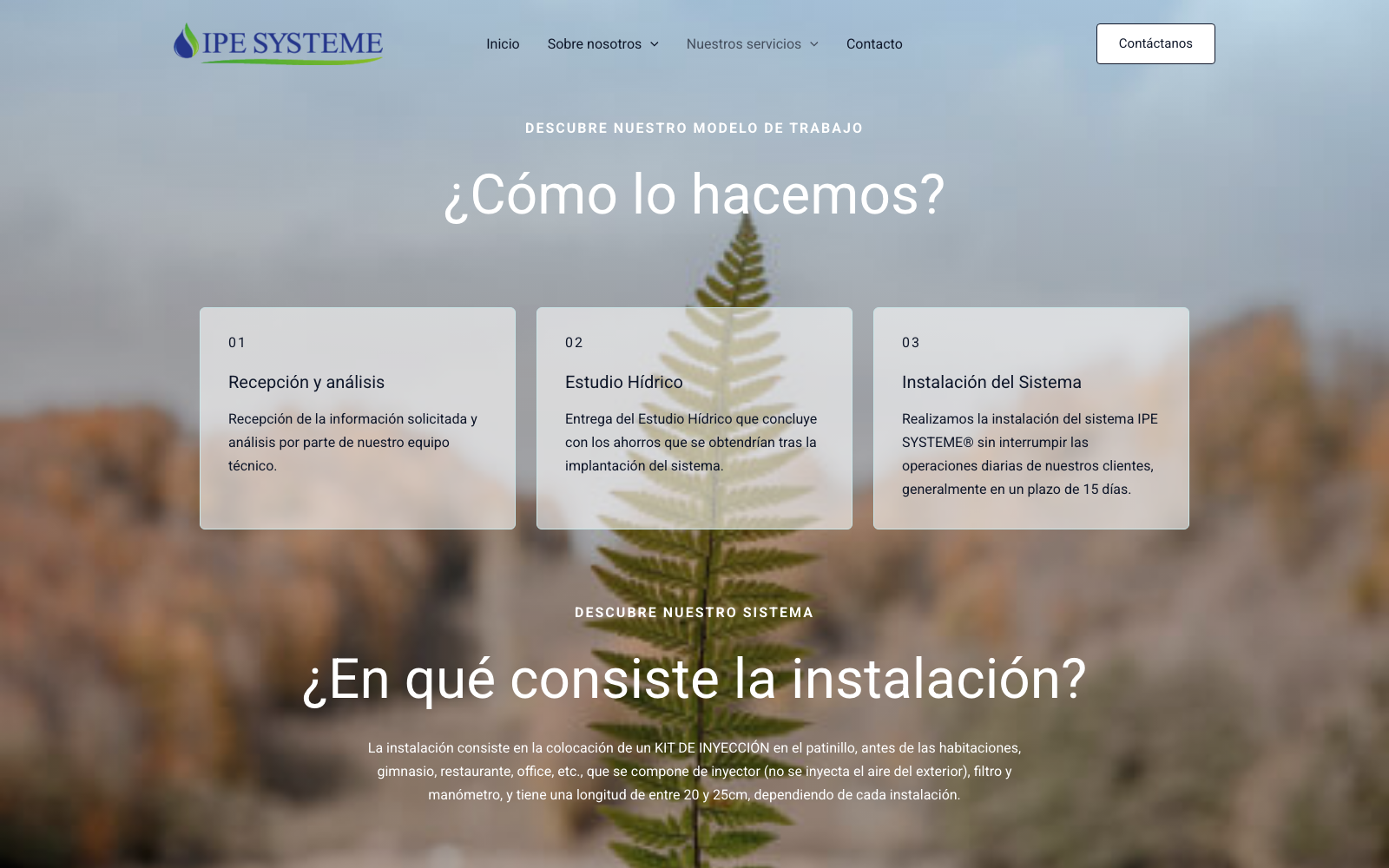 IPE Systeme process screen
